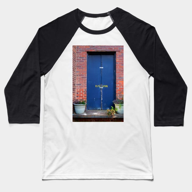 Elevator Baseball T-Shirt by Rodwilliams